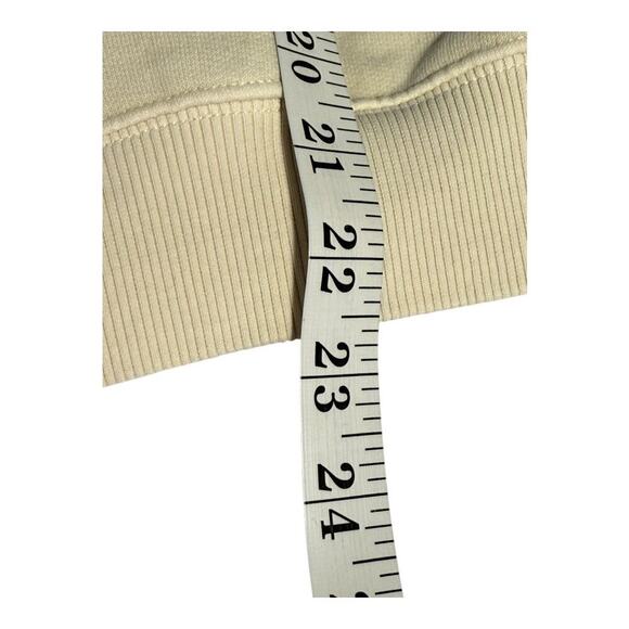 NEW Madewell Women’s XXS The McCarren Midweight Crewneck Sweatshirt In Parchment - Picture 7 of 9